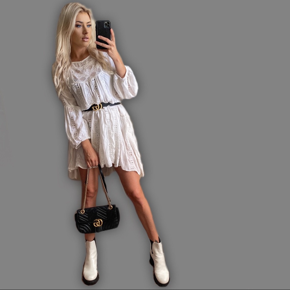 Muche & Muchette White Dress, Summer dresss, Beach dress, Boho dress.